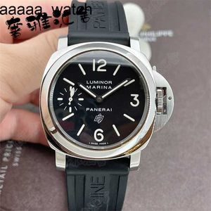 시계 디자이너 Panerass Luxury 2024 Wristwatches 44mm 즉시 수동 기계식 남성 PAM00005 방수 스테인리스 스틸 고품질