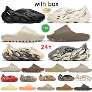 yeezy slides foam runners 2024 man woman designer Slippers Slides Mens Womens big kid slide summer beach Slider House Slipper sliders sandals pantoufle sandles clog【code ：L】