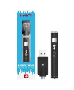 Imini 650mAh Maks Vape Pil Kiti Ön Isıtma VV Değişken Voltaj Alt Şarj Pilleri USB 510 Yağ Arabaları Vapes Kartuşlar Kalem 510 Boş Buharlaştırıcı Kalem Cart