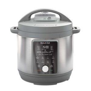 Instant Pot Duo Plus, pentola a pressione elettrica silenziosa 9 in 1 da 8 litri, stufato lento, vaporiera, friggitrice, macchina per yogurt, riscaldatore e sterilizzatore, con oltre 800 ricette