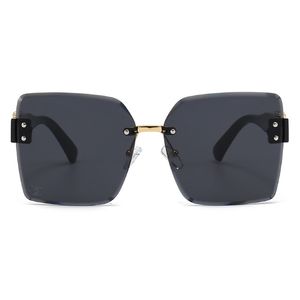 Sonnenbrille Luxusdesigner Sonnenbrille Männer und Frauen Unisex Designer Brille Brille Strand Sonnenbrillen Retro -Rahmen -Design UV400 mit Menschen lesen Tempelbücher in Bibliothek