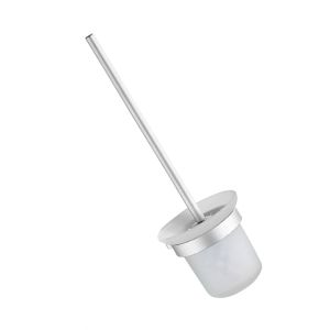 Escovas de aço inoxidável para parede, suporte universal para substituição de vaso sanitário, copo de vidro, ferramentas de limpeza de banho