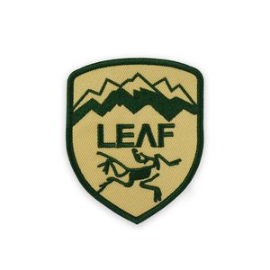 Leaf Embroidered Patches Iron On Patches For Clothing Brodery Logo Custom Badges Applices DIY Gratis frakt