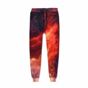 Szblaze helt ny unisex eld 3d tryck jogger byxor mens flamma avslappnad full längd blyerts pant kvinnor byxor fjäderkläder f7gx#