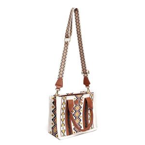 Neue Designer Square Wrangler -Tasche für Frauen Aztec Handtaschen Western Geldbörsen für Damen -Tasche Geldtaschen Crossbody Bag mit Reißverschluss
