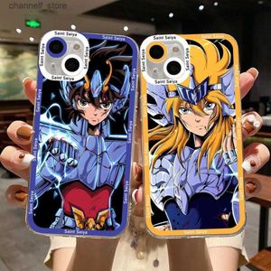 携帯電話のケースsaint seiya hyoga shiryu clear phone case for redmi note 13c 12c 11 10s 10s 9a 9t 9c 8 7 pro max 4g 5g透明コベリ240325