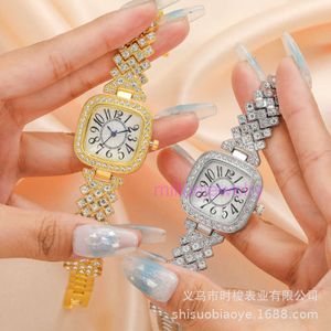 masculino de luxo assiste mulheres quadradas de diamante de diamante case feminino assista a full Sky Star Fashion Leisure Junior High School Student