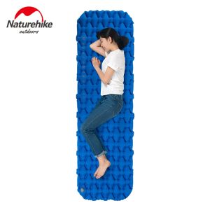 Mat Naturehike Bamboo Peça Air almofada inflável para dormir com airbag colchão de camping ao ar livre