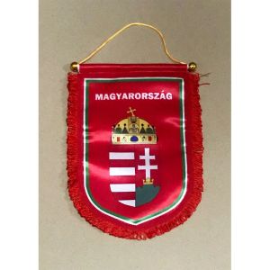 Accessori Bandiera dell'Ungheria Nazionale di calcio 30 cm * 20 cm Dimensioni Doppi lati Decorazioni natalizie Banner con bandiera appesa Regali