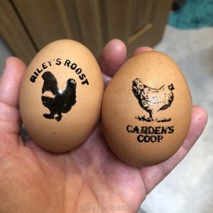 Изготовленный на заказ штамп для свежих яиц, штамп для куриного яйца, этикетка для небольших фермерских яиц, самоклеящийся штамп, фермерский подарок