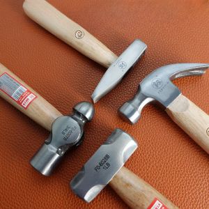 Martelo mini martelo de madeira maciça punho curto martelo octogonal cabeça redonda martelo de aço alto carbono pequeno martelo manual ferramenta de ferragem