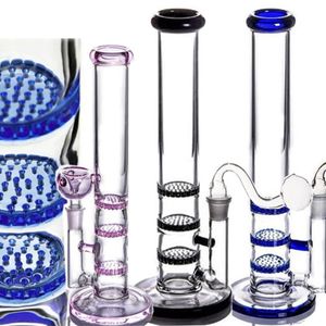 Vidro grosso Dab Rigs Hookahs Bongos de água de vidro Fumar Tubulações de água de vidro Bongo de óleo com junta de 14mm