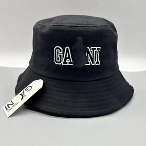 GAN Hat Letter Embroidery Cotton Men's and Women's Fisherman Hat Luxury Designer Flat Top Basin Hat