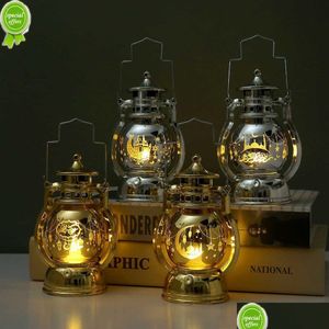 Outros suprimentos de festa de evento Ramadan Decorações 2023 LED Lâmpada de óleo portátil Eid Mubarak Ornamentos de iluminação Islâmica Muçulmana Decoração Drop Dhguy