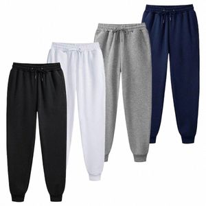 Fleece masculino casual sweatpants primavera outono solto respirável calças esportivas masculino elástico cordão calças lg calças esportivas 84ah #