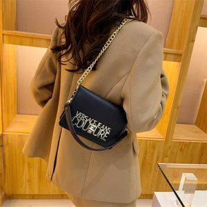 New Trendy Fashion Womens Single Crossbody Chain Versatile Letter Square 70% Off Online sales