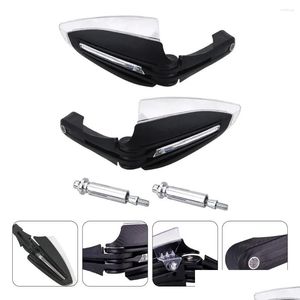 Vestuário de motocicleta guiador mão handguards protetores bicicleta protetor de montanha substituição handguard moto à prova de vento guarda d otfp8