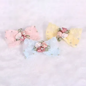 Dog Apparel Hair Accessories Puppy Beauty Supplies Pet Clips Butterfly Bows Barrette Bow Hairpins