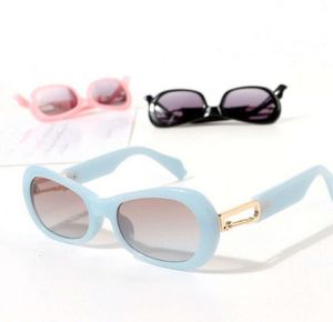 Boys sun with sunglasses fashion kids oval frame eyewear children Uv protection beach sunblock girls cycling adumbral Z0193