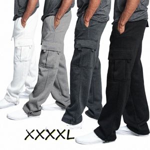 men's Casual Sweatpants Soft Sports Pants Jogging Pants Fi Running Trousers Loose Lg Cargo Pants Plus Size p5r4#