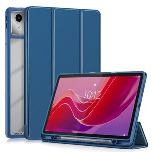 Smart Cases For Lenovo Tab M11 TB330FU Xiaoxin Pad 2024 TB331FC 11" Inch Acrylic Leather Cover Wake Sleep Function Tablet Capa