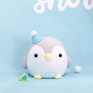 Lådor Penguin Piggy Bank Coin Saving Pot Cute Cartoon Animal Printed Hart Money Storage Box Kids Toys Desktop Prydnad Födelsedagspresent