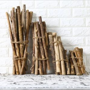 Crafts 5pcs Raw Wood Wooden Stick DIY Wooden Making Hanging Crafts Handmade Home Decor Wedding Macrame Accessories 30 40 50 60 cm