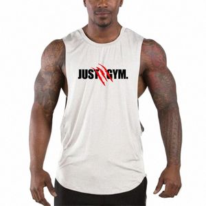 muscleguys gyms musculati vest canotta bodybuilding clothing and fitn men undershirt solid tank tops blank mens undershirt F5Cy#