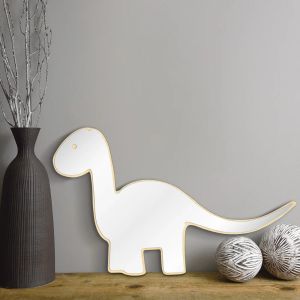 Lustra dinozaur kształt dekoracyjny lustro ścienne zwierzę zwierzęta dinozaur dekoracje ścienne wiszące wnętrza dekoracje domu makijaż lustra