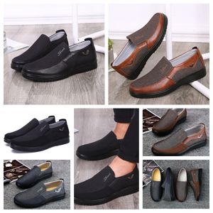 Gai Sneaker Shoe Casual Men Single Business Count Toes Buty miękkie podeszwy Slipper Flat Comforts Shoe Miękki rozmiar 38-50 EUR