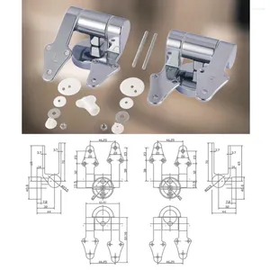 Coprisedili per WC 1 set cerniera coperchio a incasso connettore di montaggio raccordi a sgancio morbido parti di ricambio