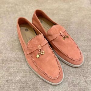 38A Luxurys Tasarımcıları Loro Rahat Ayakkabı Takımları Kadınlar İçin Moccasins 18 Renk Seyahat Piyanas Loafer Siyah Beyaz Spor ayakkabı ayak bileği Run Run Antrenörü Sıcak Ofis Kariyer H