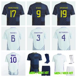 Maglia da calcio Scozia 150 ° anniversario Home Edizione speciale TIERNEY DYKES ADAMS Maglia da calcio McGREGOR MCGINN McKENNA Kit da uomo Uniformi per bambini