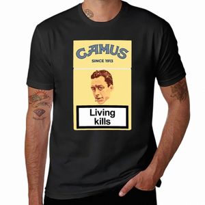 philosopher Albert Camus T-Shirt for a boy korean fi hippie clothes funnys Men's clothing y8UQ#