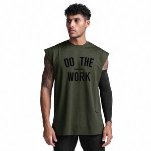 Mens Gym Tank Tops Fitn Clothing Bodybuilding Workout Mesh ärm Vest Male Quick Dry Breattable Casual Sports Underhirt C0ic#