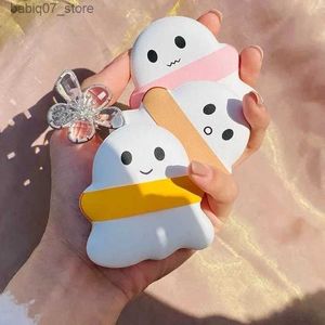 Svampar applikatorer Cotton Womens Cute Cartoon Makeup Sponge Puff Foundation Make-Up Powder Air Cushion Soft Cosmetics Wet Dry Use Accessories Q240325