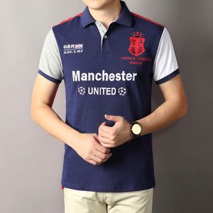 New Summer Style Pure Cotton Turn-down Collar Polo Shirt, Designer's Work, Exquisite Embroidery Pattern Shows Extraordinary Taste