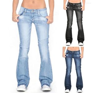 Jeans da donna Grandi donne Cuciture resistenti resistenti all'usura Casual Vita bassa Donna classica di bell'aspetto