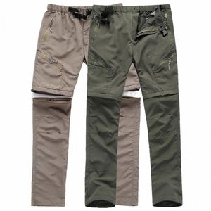 Casual Sports Pants Summer Szybkie suche wędrówki na świeżym powietrzu Running Capming LG Spodni może usunąć do krótkich spodni na plaży L5L3#