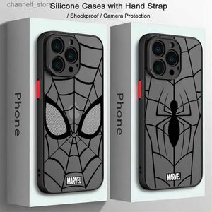Cell Phone Cases Hot Movie Spiders Mans Phone Case For Samsung S24 S23 S22 S21 S20 S10 FE Note20 Note10 Plus Ultra Lite 5G Matte TransparentY240325