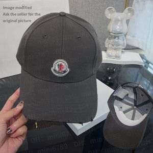 Monclair Classic Baseball Cap Luksusowa czapka płótno 1: 1 Rzemyzacja jakości Regulowana Trucker Hat Casquette Unisex Sport Hat