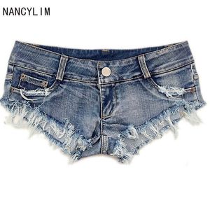 2024 Mulheres Jeans Jeans Sexy Mulheres Booty Cheeky Denim Micro Mini Hot Shorts Jeans Cintura Baixa Disco Dance Skinny Short Hotpants Clubwear Lady Nancylim