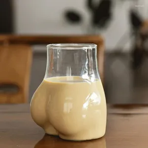 Aufbewahrungsflaschen, BuShaped-Becher, langlebig, Hüftform, 450 ml, transparentes Borosilikatglas, lustig, sexy, niedlich, Buglass, Kaffeetasse, Saft, Milchlieferant