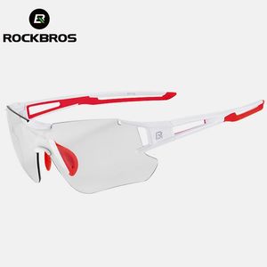 Rockbros 사이클링 야외 자전거 pochromatic glasses 스포츠 자전거 선글라스 고글 근시 프레임 보호 안경 240314