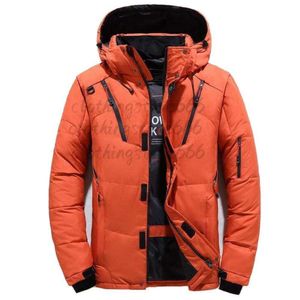 Мужские парки Mens Mens Down Parkas Winter Jackets Мужские повседневные пальто с капюшоном теплый снегоочиститель сгущайте бренд Masculino Casaco Masculino