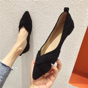 Scarpe casual Primavera Autunno Donna Appartamenti Punta a punta Tacco piatto per donna Mocassini morbidi e comodi Zapatillas Mujer