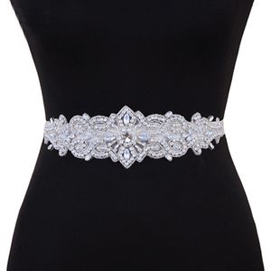 Wedding Favors Wedding Dress Belts Silver Rhinestone Bridal Bridesmaids Women'S Accessories Party Prom Gown Belts