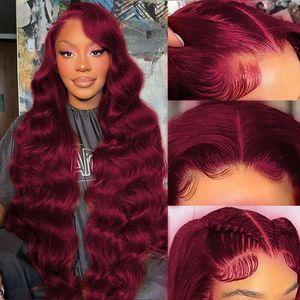 Meidisi Bury Bury Cut Body Wave Lace Front Preucked Cloosure Wigs Human Hair Wear and Go Glueless Wig 4x4 18インチ