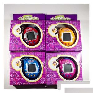 Giocattolo di decompressione Giocattoli Fidget Tamagotchi Animali domestici elettronici 90S Nostalgico 49 In One Portachiavi Cyber ​​Pet virtuale Regalo per bambini Drop D D Dhxqm