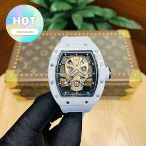 الذكور RM Wrist Watch Watch Wristwatch Watch Date Mens Marshed Out Out Mechanical Watch Fashion Trend Trend Trend Ceramic Atmosphere Atmosphere